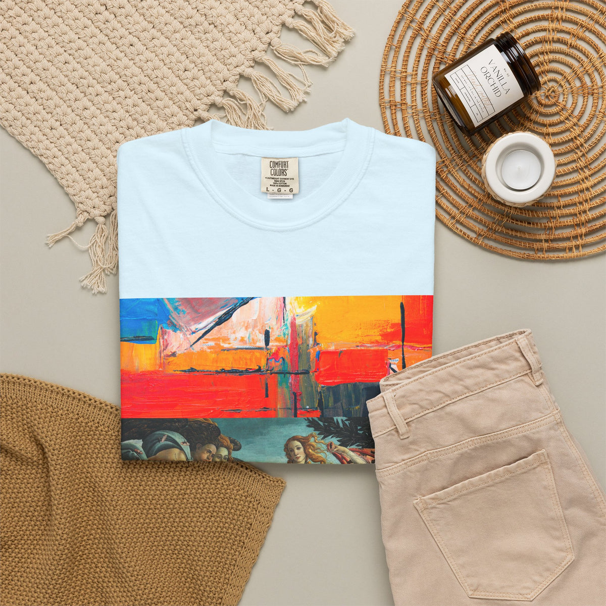 Renaissance Pop Art T-Shirt — Venus Reimagined Graphic Tee