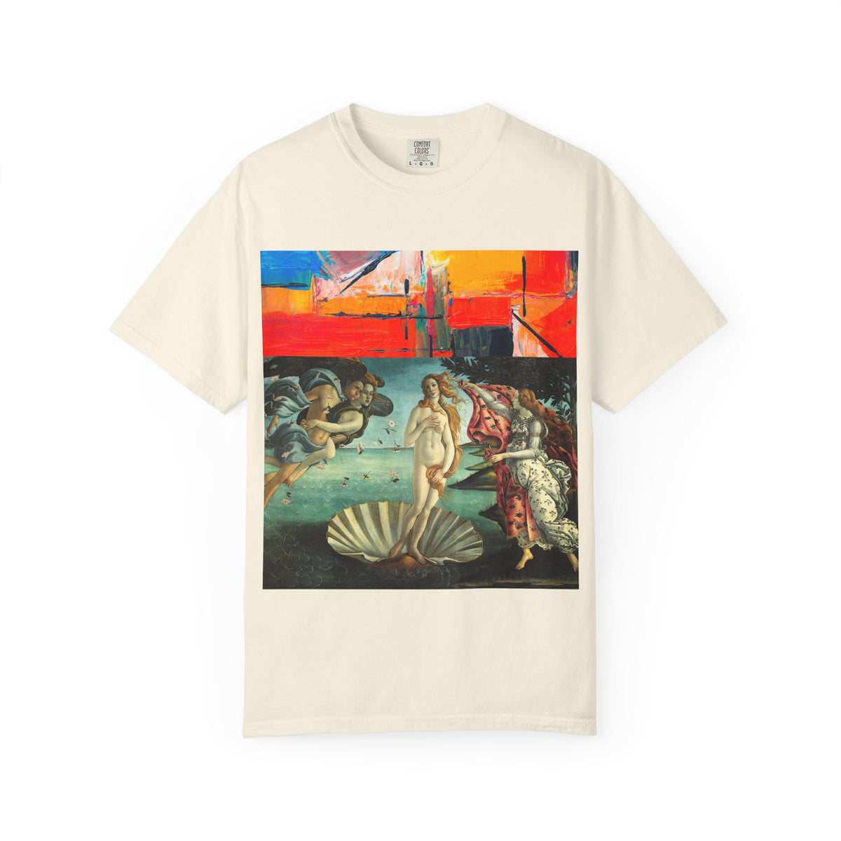 Renaissance Pop Art T-Shirt — Venus Reimagined Graphic Tee