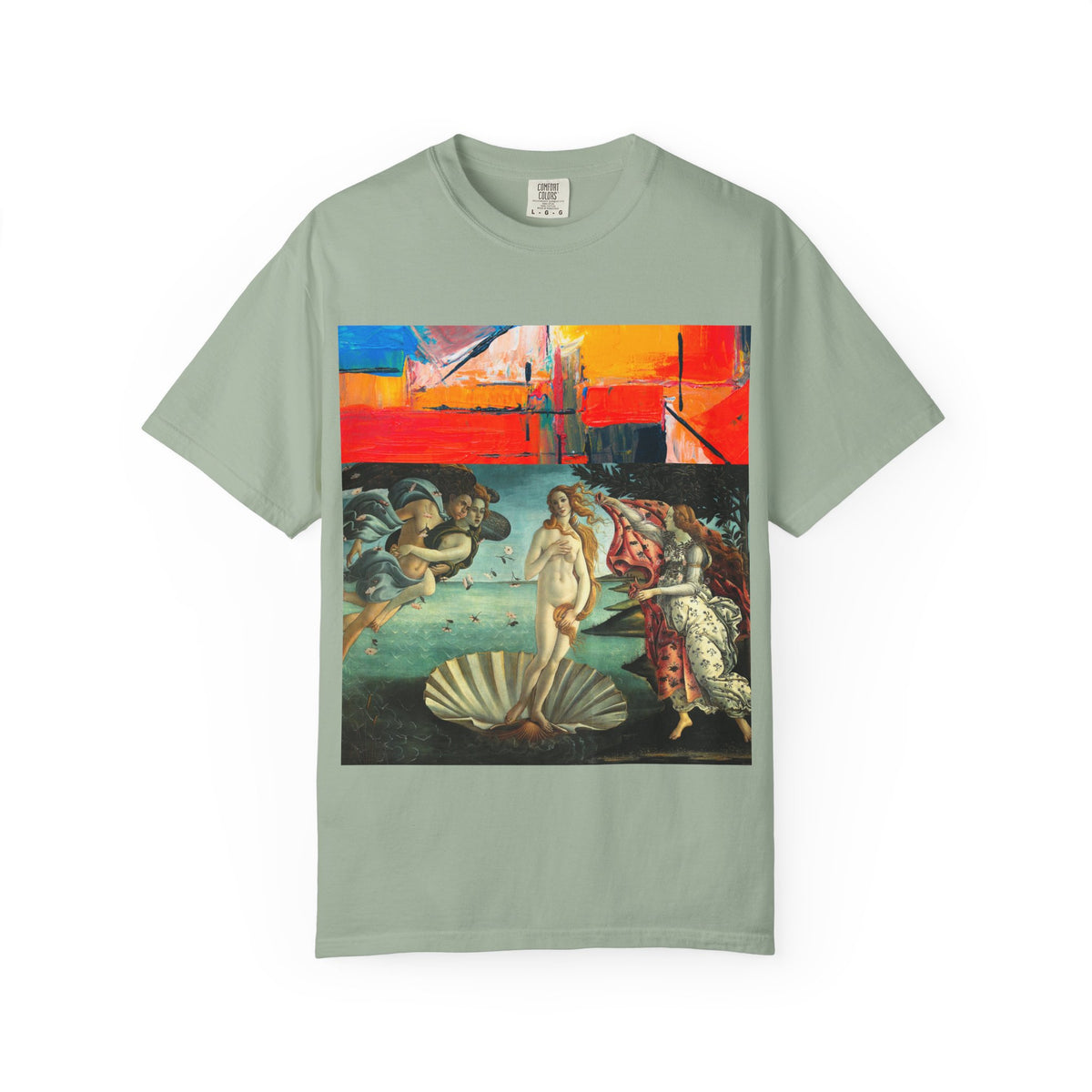 Renaissance Pop Art T-Shirt — Venus Reimagined Graphic Tee
