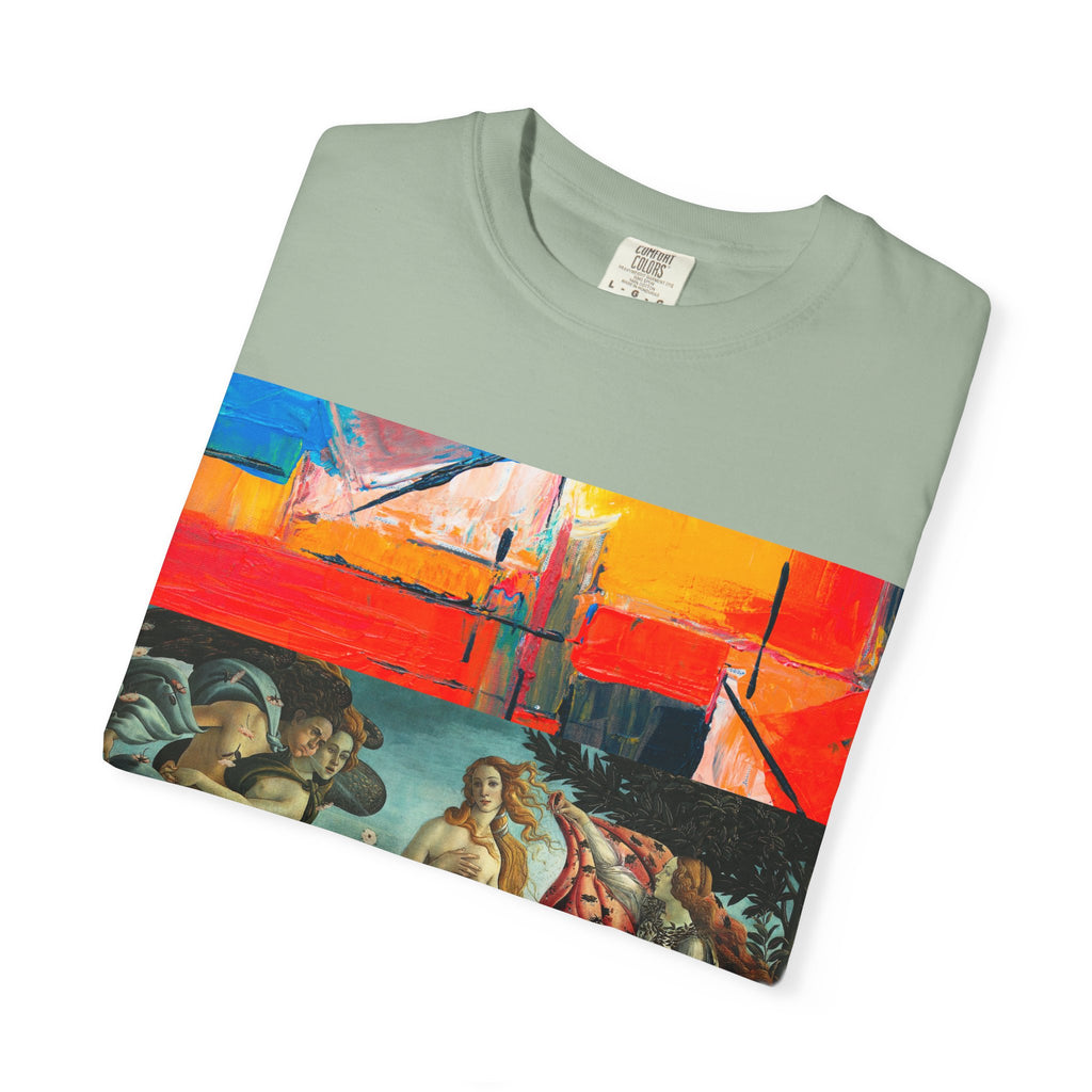 Renaissance Pop Art T-Shirt — Venus Reimagined Graphic Tee