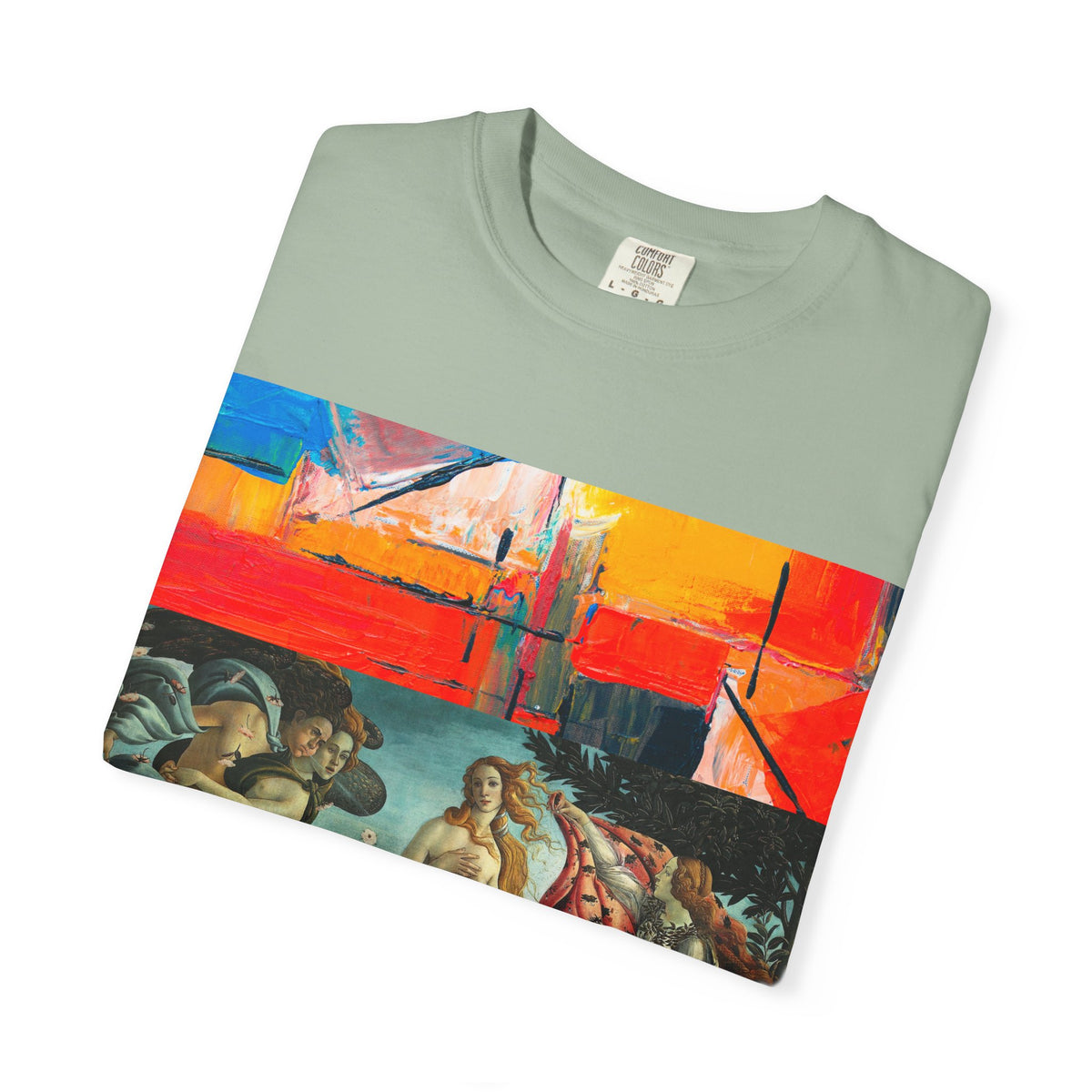 Renaissance Pop Art T-Shirt — Venus Reimagined Graphic Tee