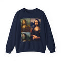 Mona Lisa Collage Sweatshirt — Vintage Art Pop Crewneck