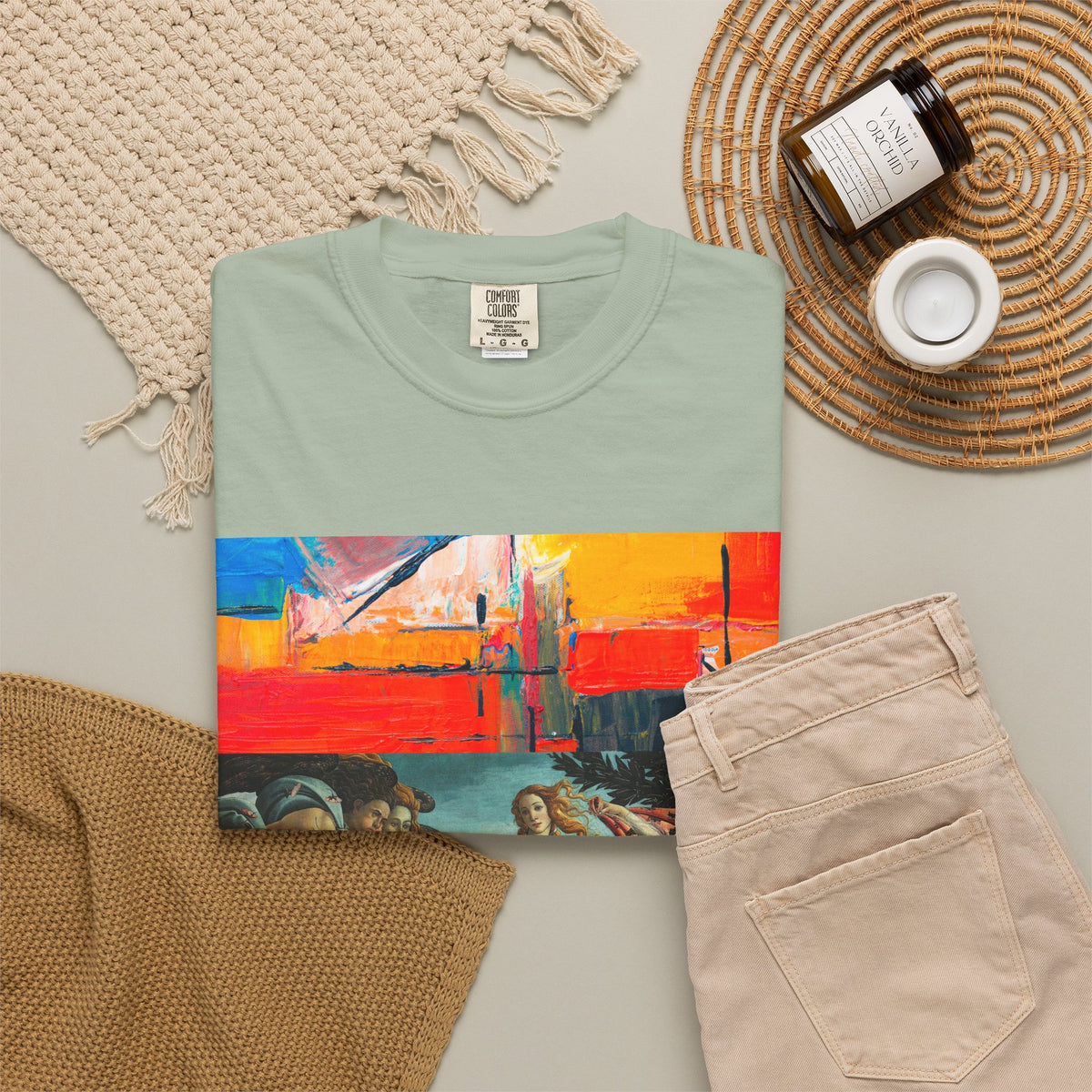 Renaissance Pop Art T-Shirt — Venus Reimagined Graphic Tee