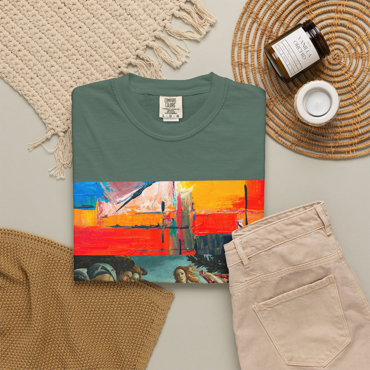Renaissance Pop Art T-Shirt — Venus Reimagined Graphic Tee