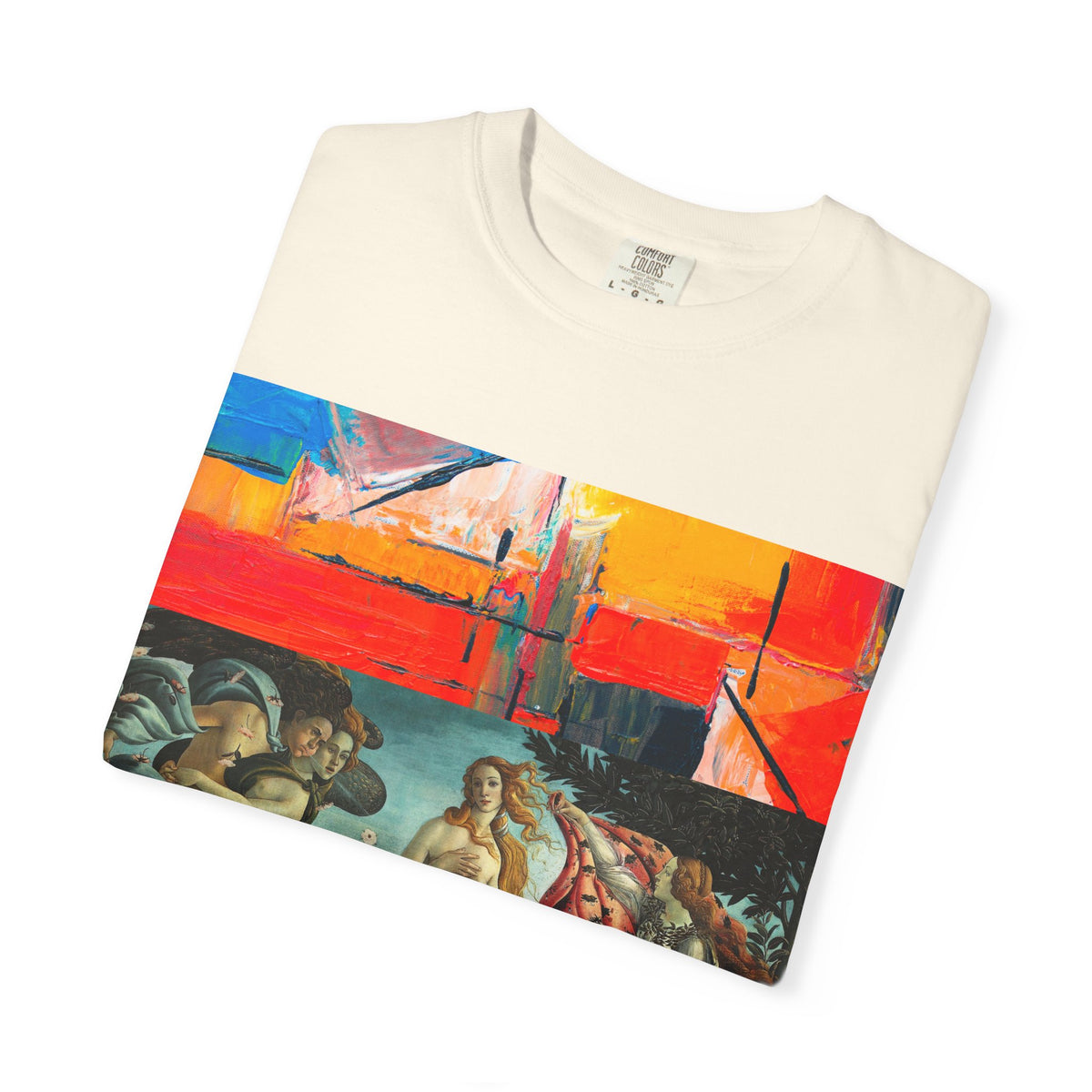 Renaissance Pop Art T-Shirt — Venus Reimagined Graphic Tee