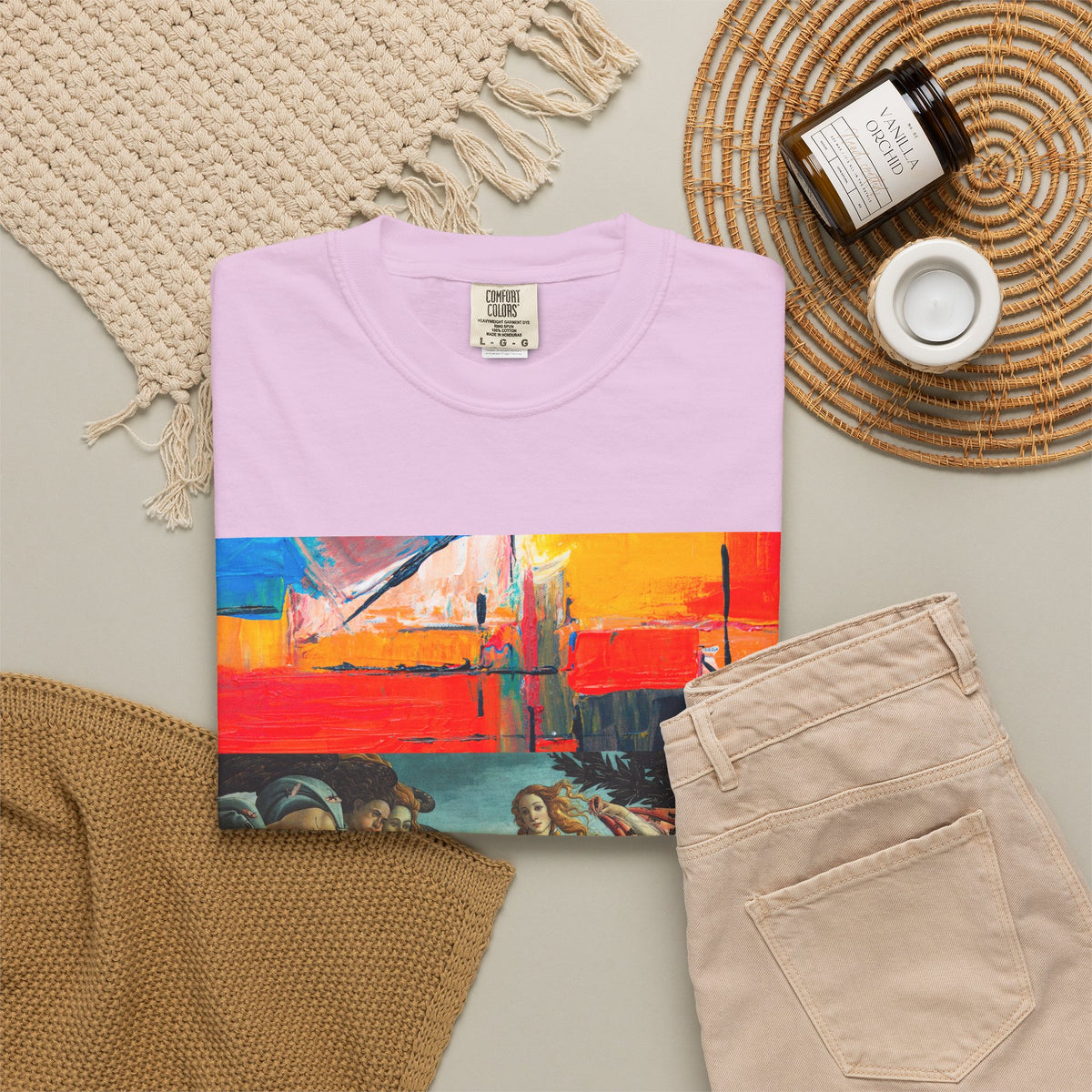 Renaissance Pop Art T-Shirt — Venus Reimagined Graphic Tee
