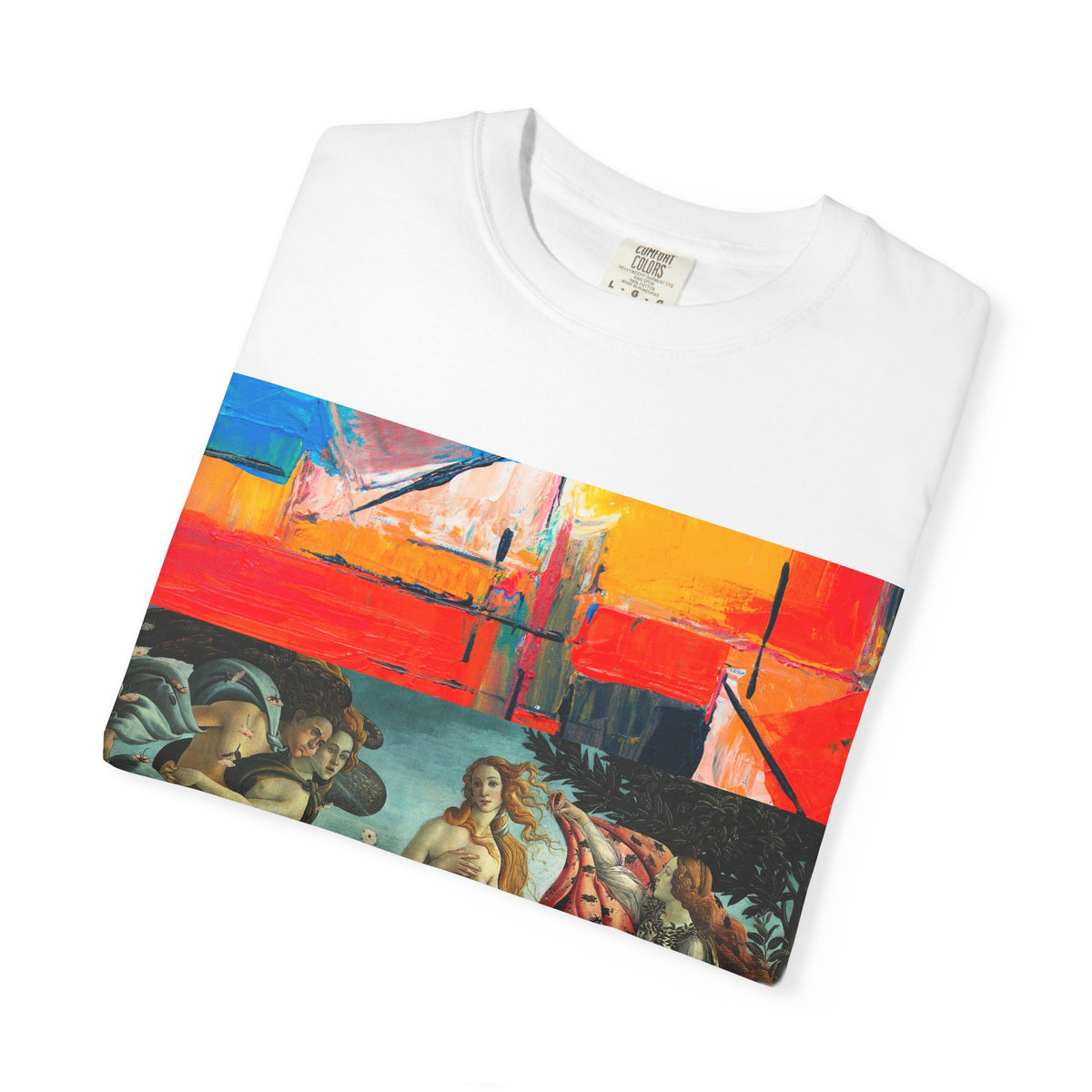 Renaissance Pop Art T-Shirt — Venus Reimagined Graphic Tee