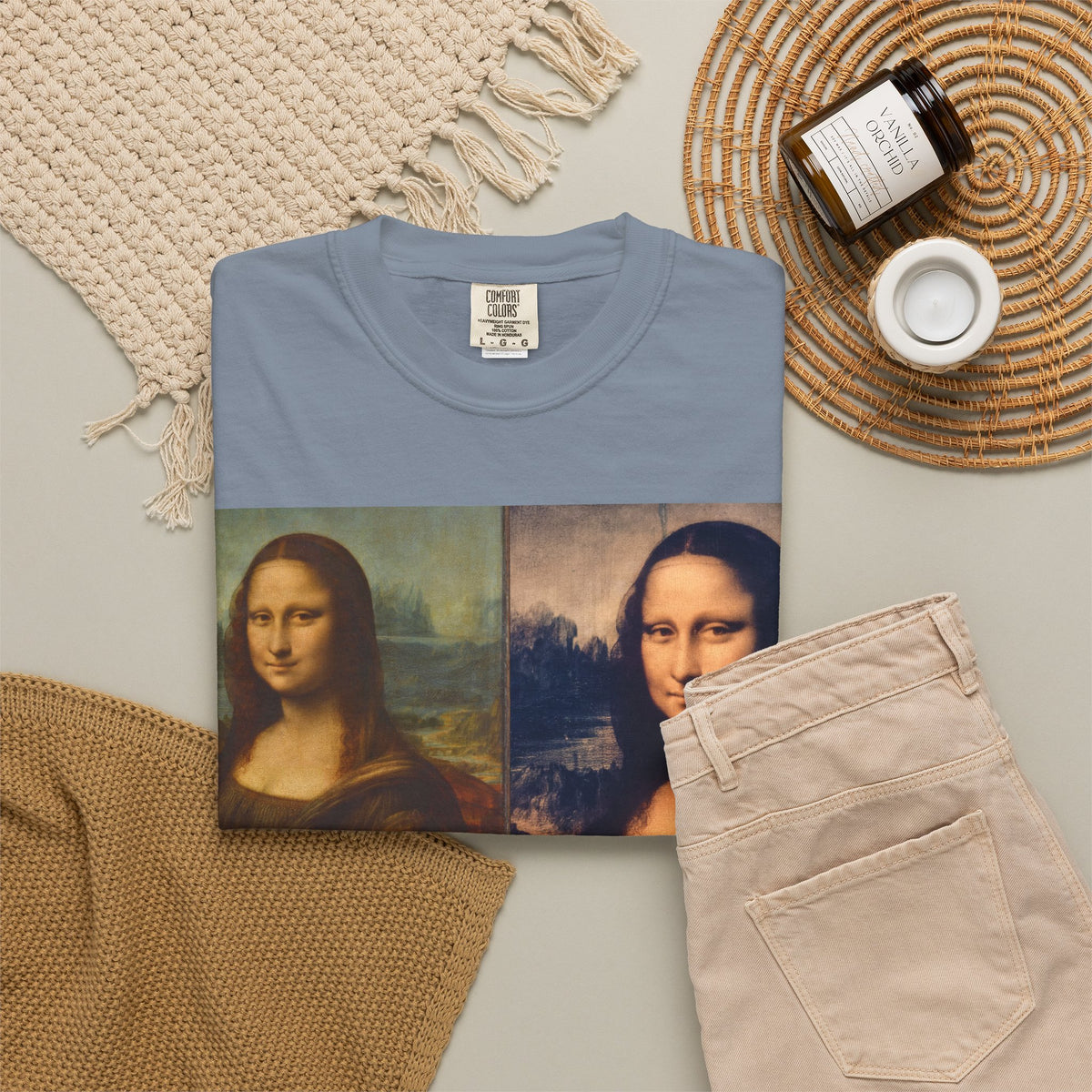 Mona Lisa Remix T-Shirt — Vintage Pop Art Collage
