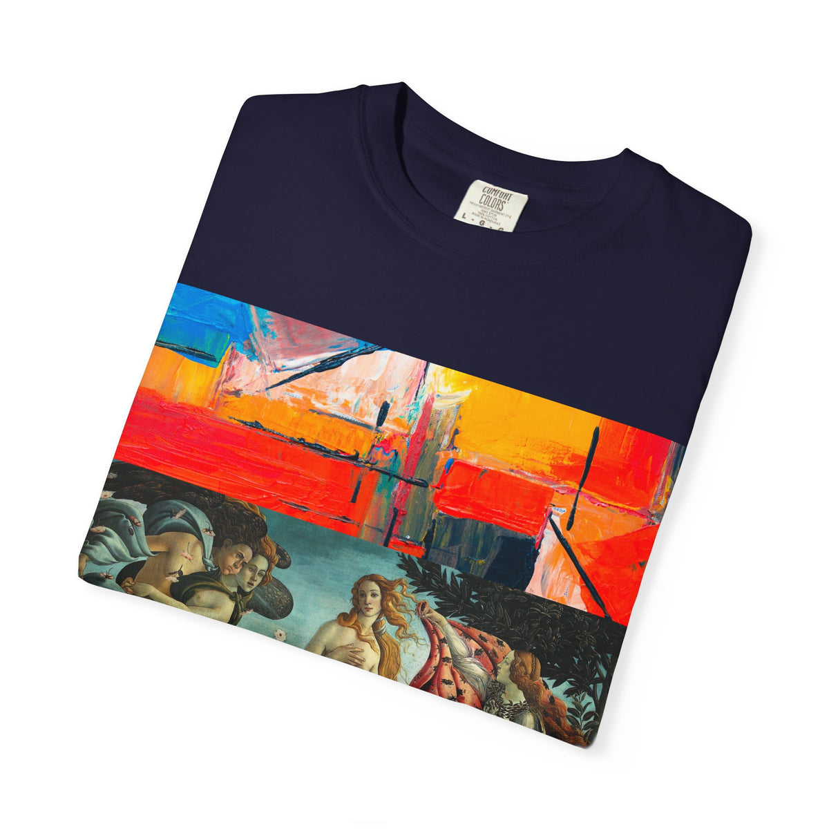 Renaissance Pop Art T-Shirt — Venus Reimagined Graphic Tee