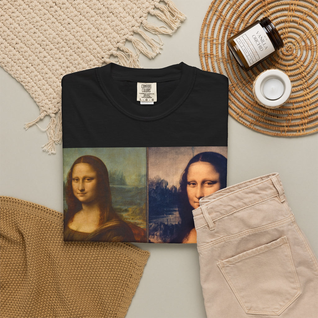 Mona Lisa Remix T-Shirt — Vintage Pop Art Collage