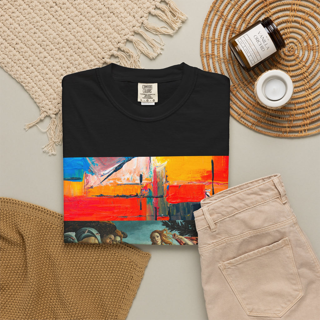 Renaissance Pop Art T-Shirt — Venus Reimagined Graphic Tee