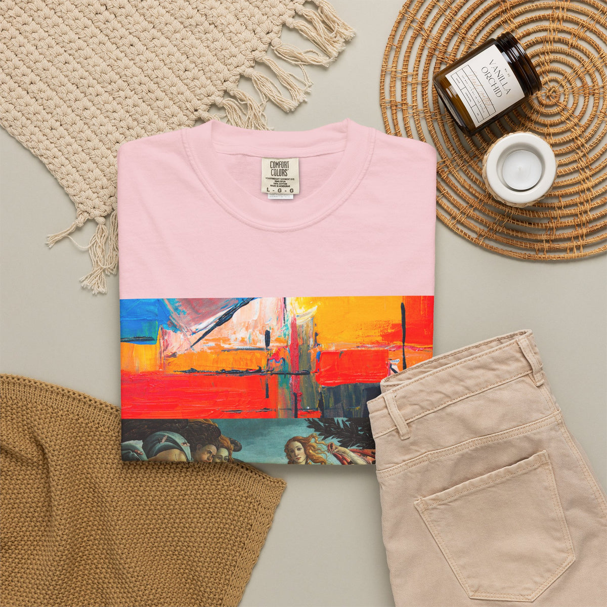 Renaissance Pop Art T-Shirt — Venus Reimagined Graphic Tee