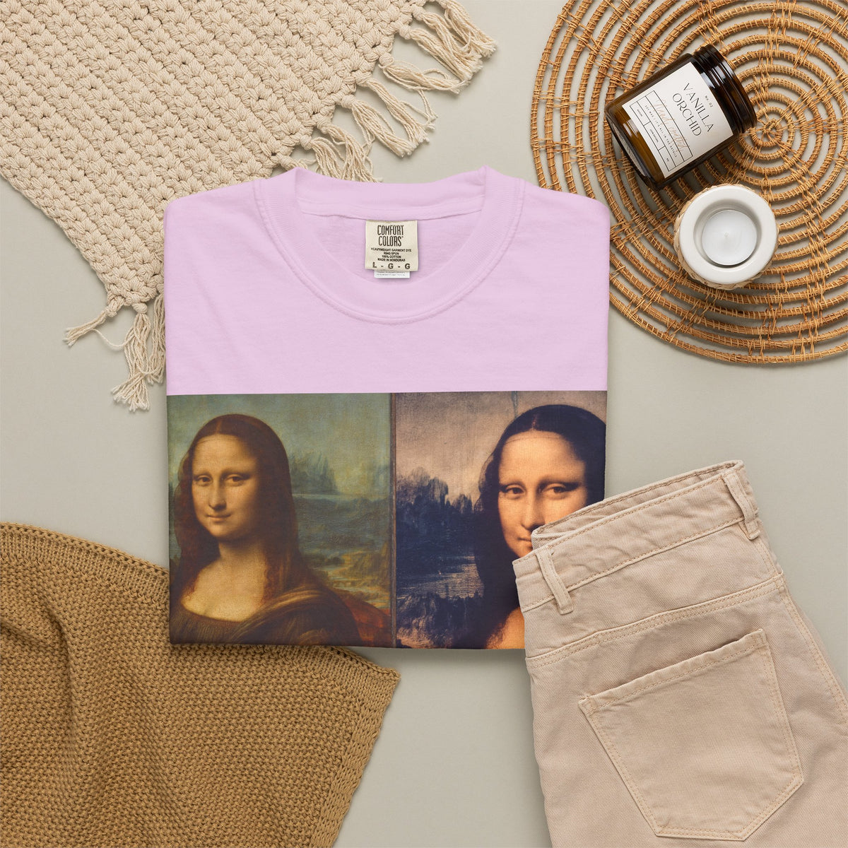 Mona Lisa Remix T-Shirt — Vintage Pop Art Collage