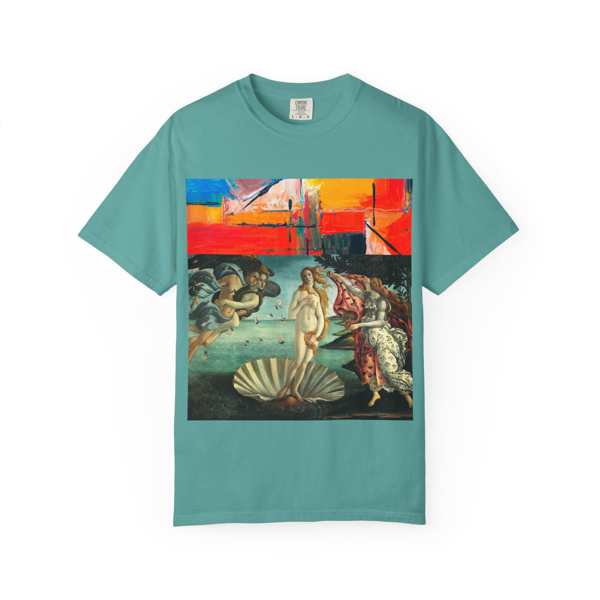 Renaissance Pop Art T-Shirt — Venus Reimagined Graphic Tee