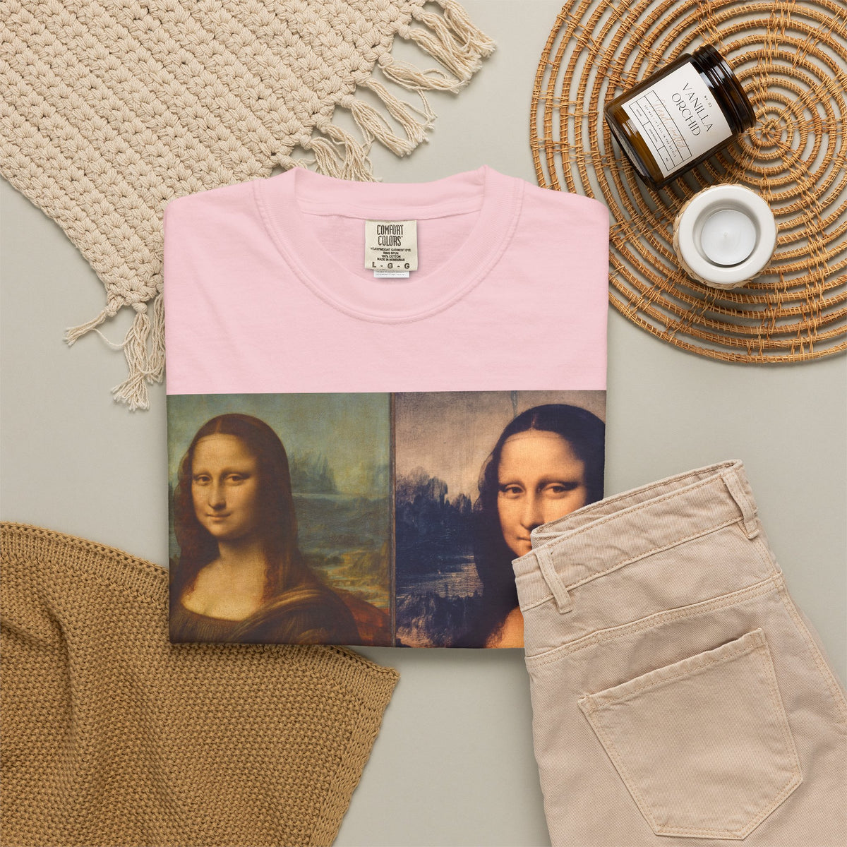 Mona Lisa Remix T-Shirt — Vintage Pop Art Collage