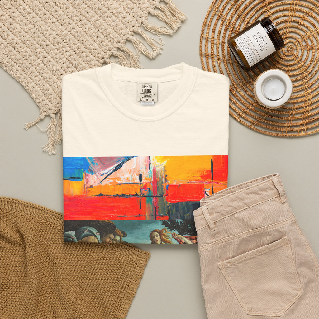 Renaissance Pop Art T-Shirt — Venus Reimagined Graphic Tee