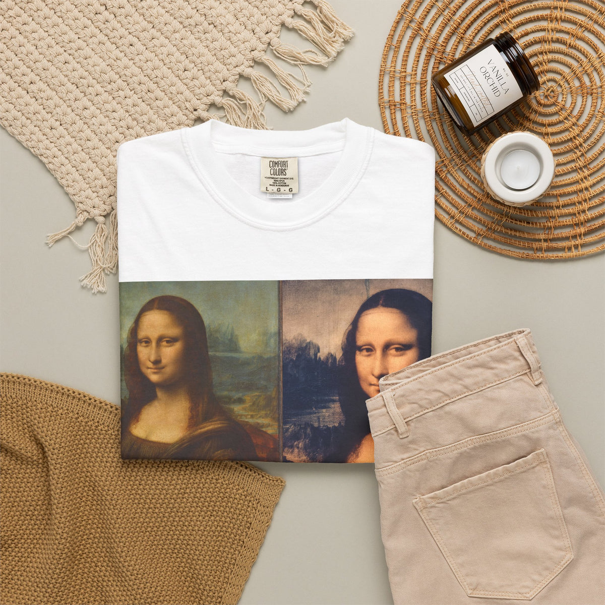 Mona Lisa Remix T-Shirt — Vintage Pop Art Collage