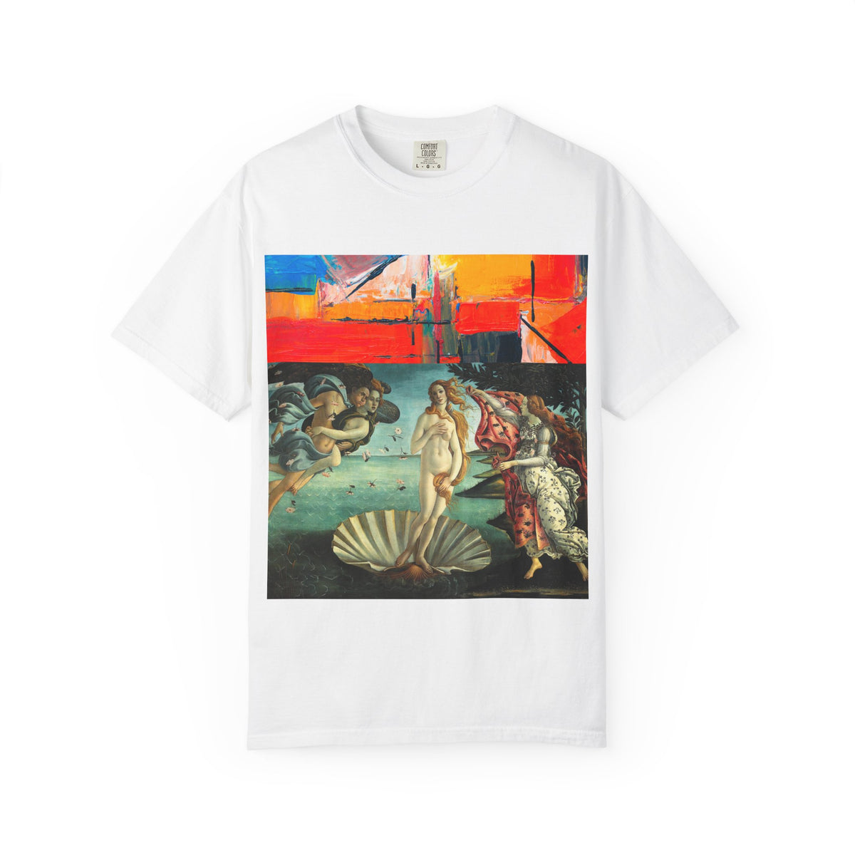 Renaissance Pop Art T-Shirt — Venus Reimagined Graphic Tee
