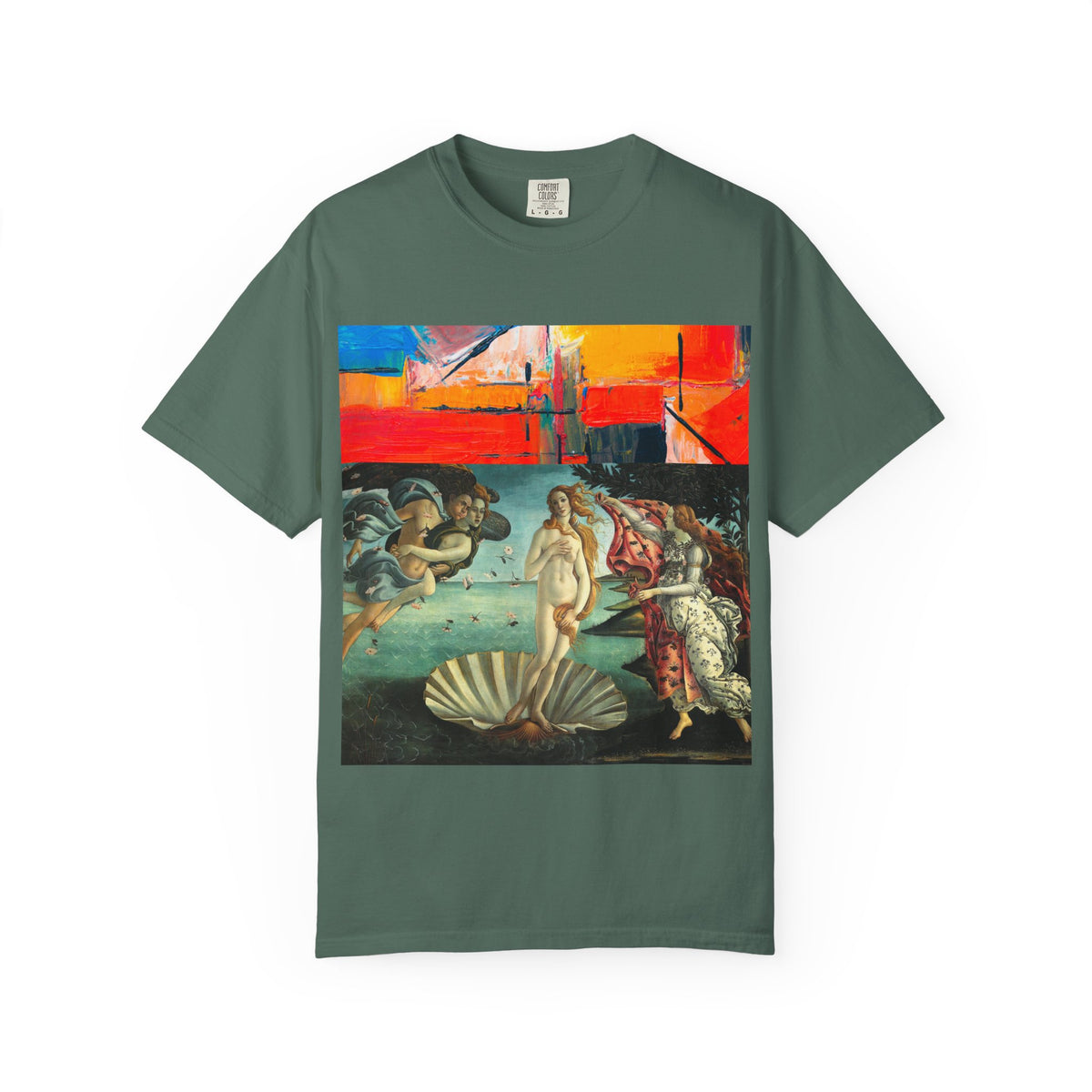 Renaissance Pop Art T-Shirt — Venus Reimagined Graphic Tee