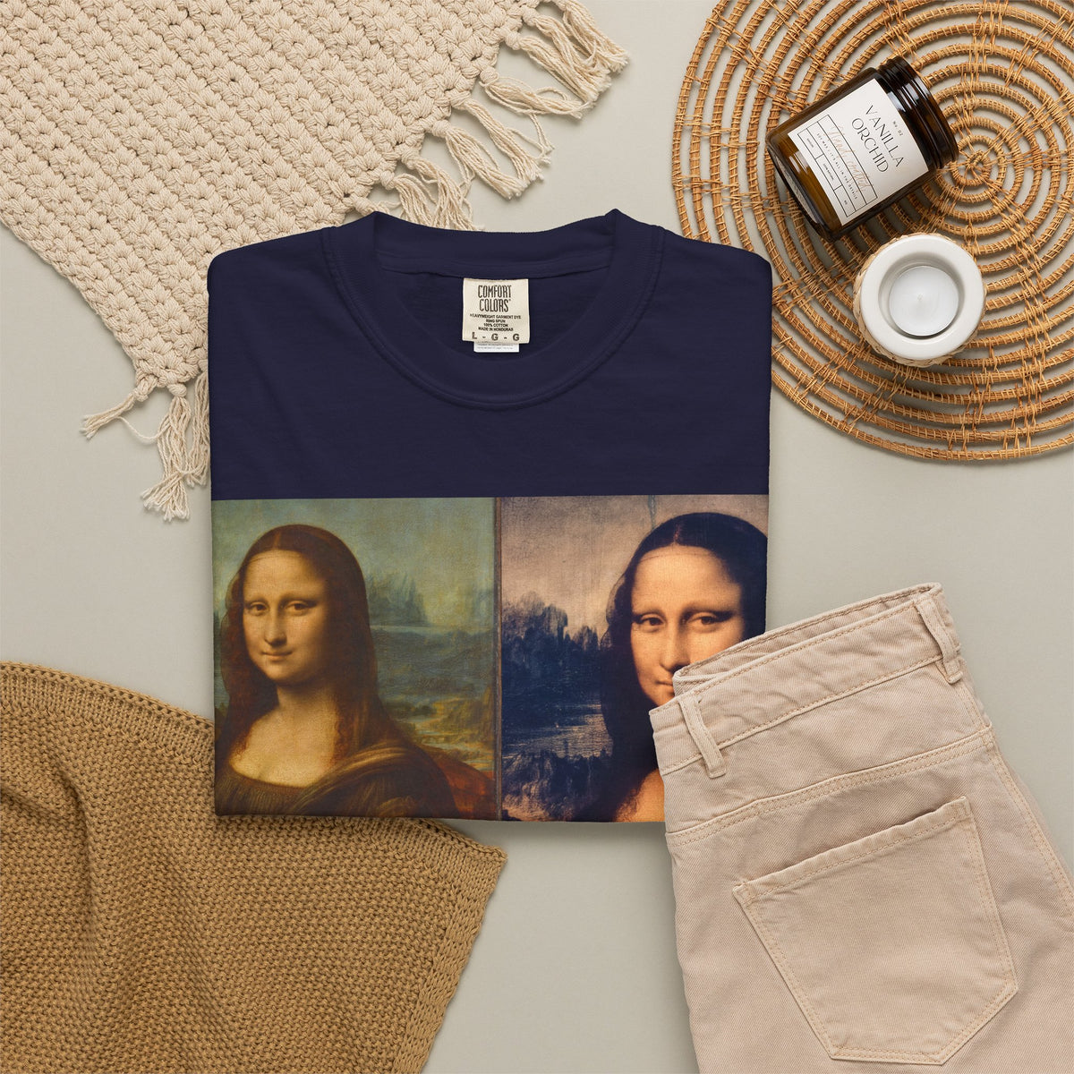 Mona Lisa Remix T-Shirt — Vintage Pop Art Collage